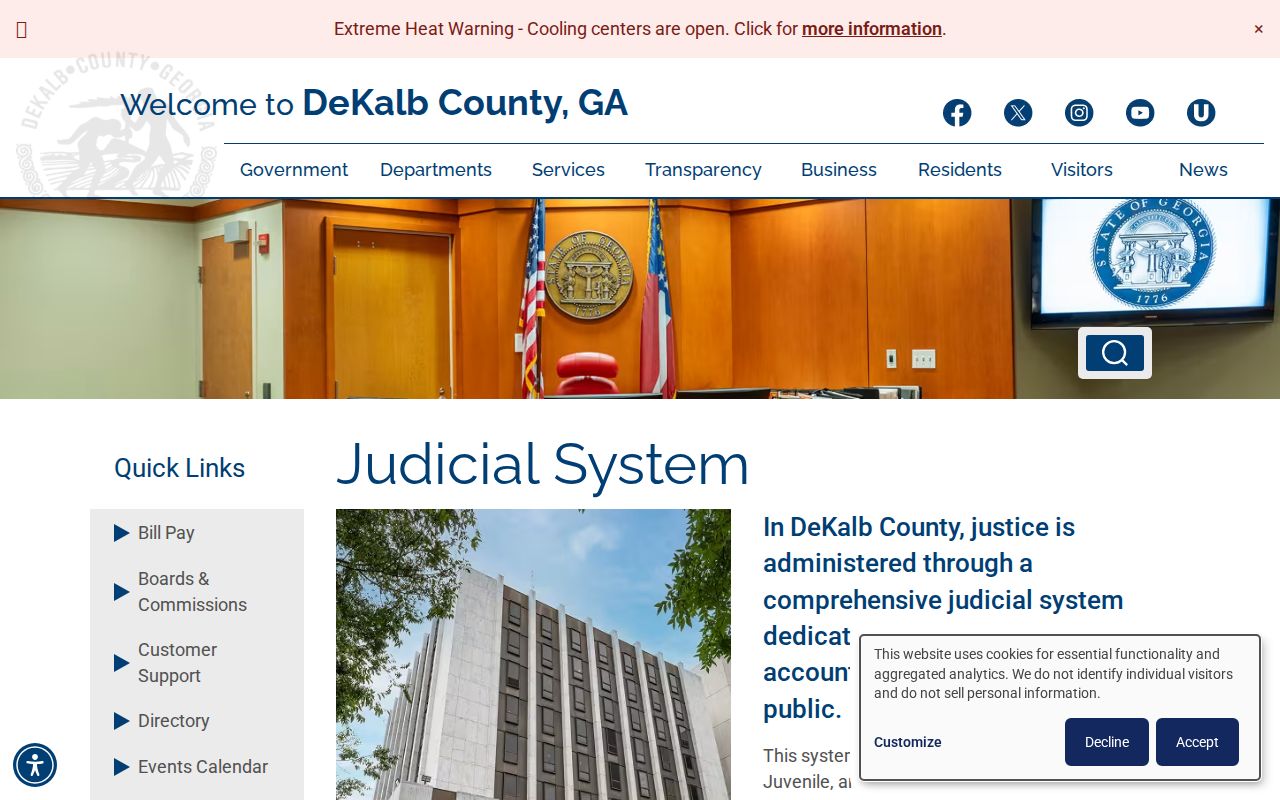 DeKalb County people search through judicial system records